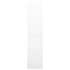 vidaXL Office Cabinet with Sliding Door White 90x40x180 cm Steel