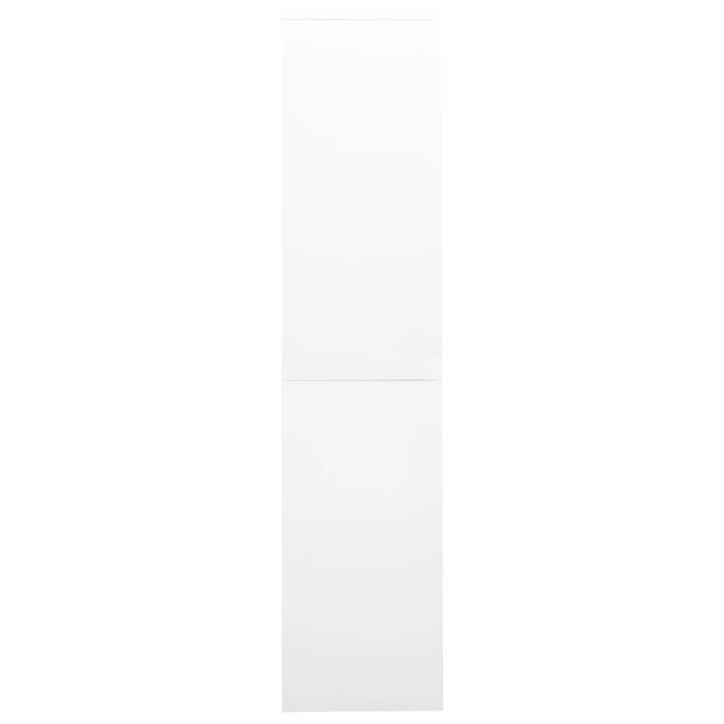vidaXL Office Cabinet with Sliding Door White 90x40x180 cm Steel