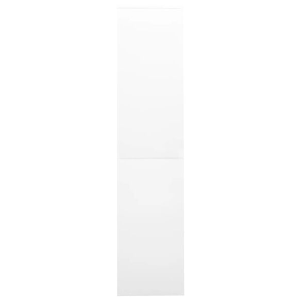 vidaXL Office Cabinet with Sliding Door White 90x40x180 cm Steel