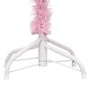 vidaXL Artificial Pre-lit Christmas Tree with Ball Set Pink 210 cm PVC