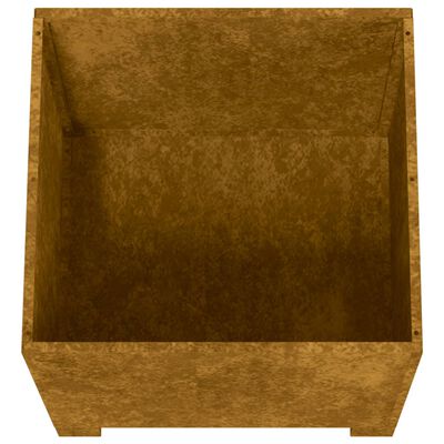vidaXL Planters with Legs 2 pcs Rusty 49x47x50 cm Corten Steel