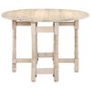 vidaXL Dining Table Round 110x76 cm Solid Mango Wood