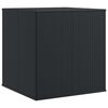 vidaXL Garden Cushion Box PE Rattan 100x97.5x104 cm Black