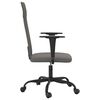 vidaXL Office Chair Dark Grey Fabric