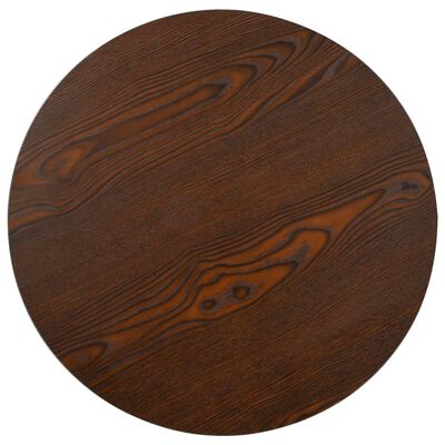 vidaXL Bistro Table Dark Brown 50 cm MDF