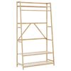 vidaXL Clothes Rack with Shelves 110x40x180 cm Bamboo