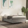 vidaXL Box Spring Bed Frame Light Grey Full Velvet (US Only)