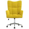 vidaXL Relaxing Chair Mustard Yellow Velvet