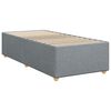 vidaXL Bed Frame without Mattress Light Grey&nbsp;Twin XL Fabric
