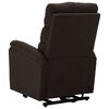 vidaXL Stand up Chair Dark Brown Fabric