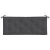 vidaXL Garden Bench Cushions 2 pcs Melange Anthracite 120x50x7 cm Fabric