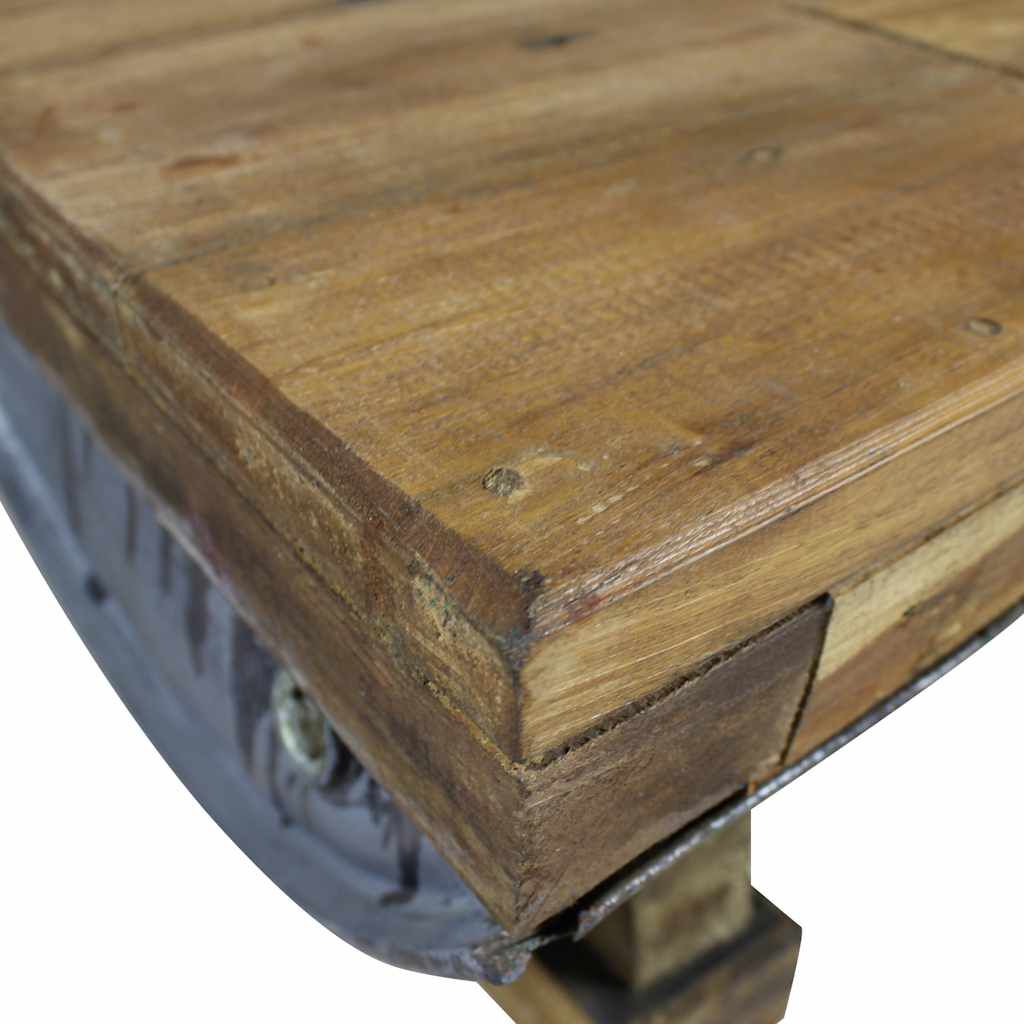 vidaXL Coffee Table Mixed Recycled Wood 90x50x35 cm
