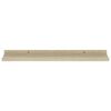 vidaXL Wall Shelves 2 pcs Sonoma Oak 60x9x3 cm
