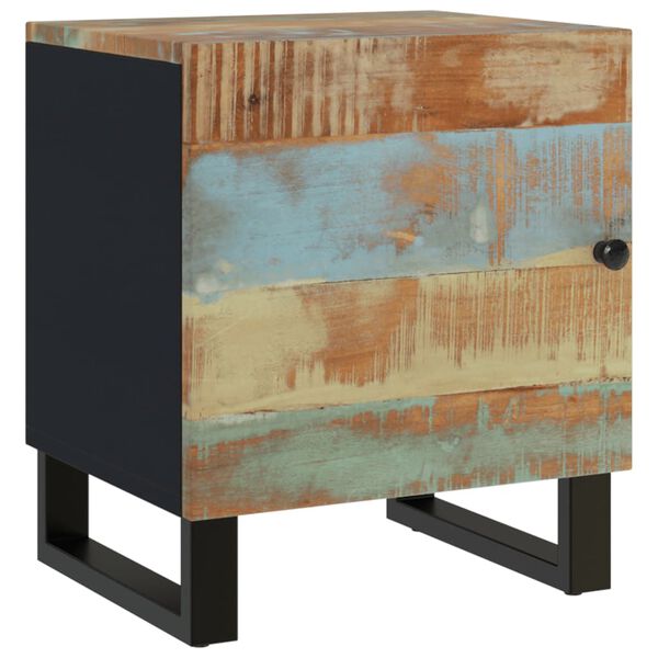 vidaXL Bedside Cabinet 40x33x46 cm Solid Wood Reclaimed