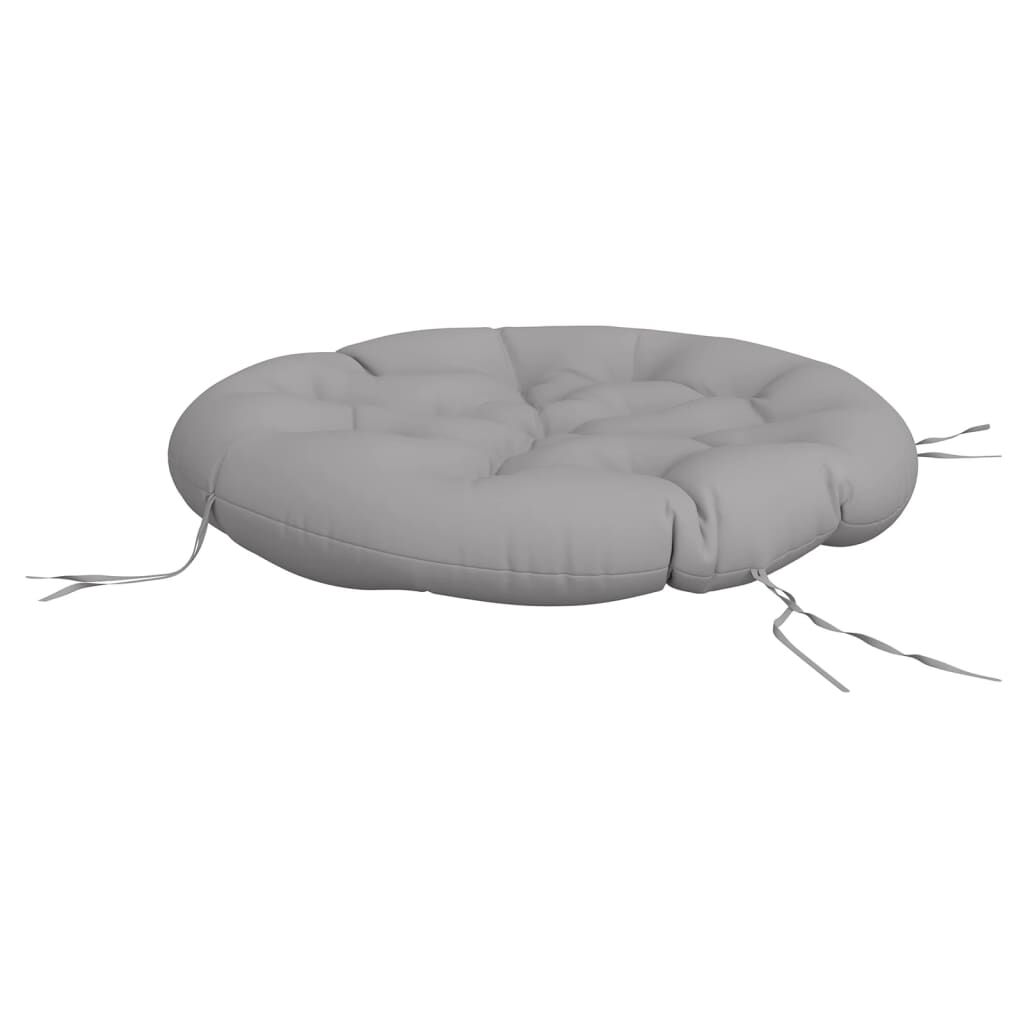 vidaXL Round Cushion Grey Ø 100 x11 cm Oxford Fabric