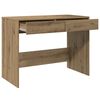 vidaXL Desk Artisan Oak 101x50x76.5 cm Engineered Wood