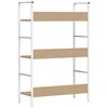vidaXL 3-Layer Book Shelf Oak 60x27.6x90.5 cm Engineered Wood