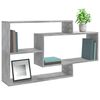 vidaXL Wall Shelf Concrete Grey 104x20x58.5 cm Engineered Wood