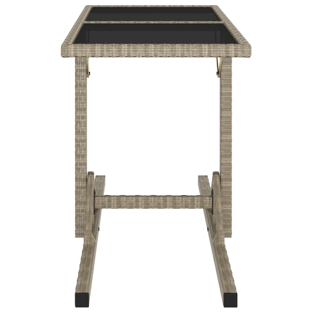 vidaXL 3 Piece Garden Dining Set Brown
