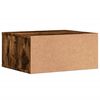 vidaXL Printer Stand Smoked Oak 49x40x22,5 cm Engineered Wood