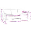 vidaXL 3-Seater Sofa Light Grey 180 cm Velvet