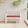 vidaXL Garden Bench Cushion Melange Red 100x50x7 cm Fabric