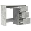 vidaXL Desk Concrete Grey 90x45x76 cm Engineered Wood