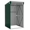 vidaXL Wall-mounted Garden Shed Green 118x100x178 cm Galvanised Steel