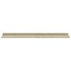 vidaXL Wall Shelves 2 pcs White and Sonoma Oak 80x9x3 cm