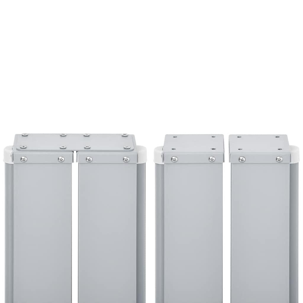 vidaXL Retractable Side Awning Anthracite 100x1000 cm