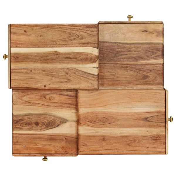 vidaXL Coffee Table 70x60x42 cm Solid Acacia Wood