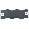 vidaXL Wall Mirrors 4 pcs 60x18.5 cm Wave Glass