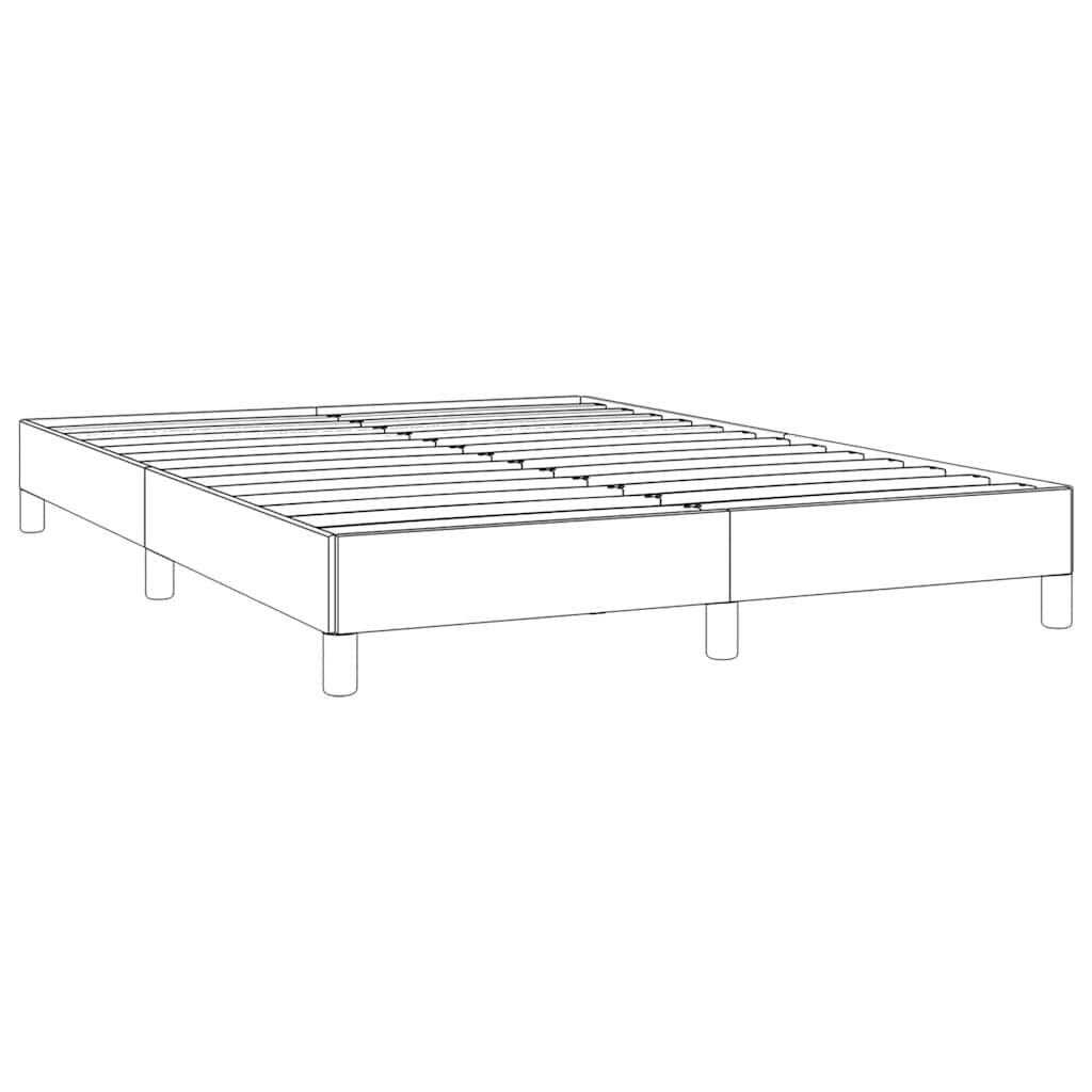 vidaXL Bed Frame without Mattress White 137x190 cm Full Faux Leather