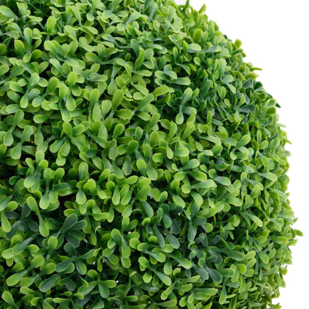 vidaXL Artificial Boxwood Plant with Pot Ball Shaped Green 71 cm