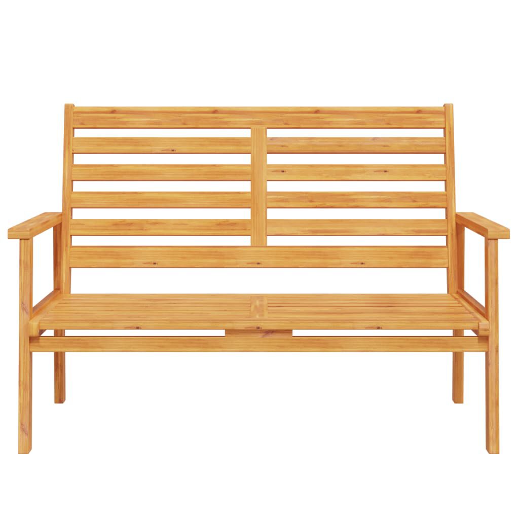 vidaXL Garden Sofa Bench 120 cm Solid Wood Acacia