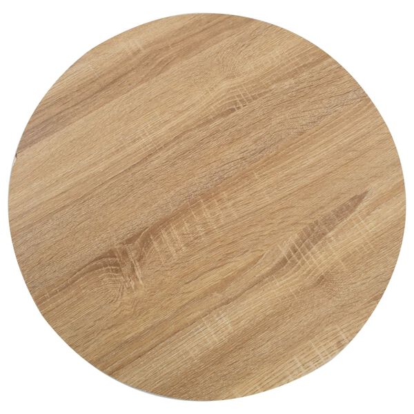 vidaXL Bistro Table Light Brown 60 cm MDF