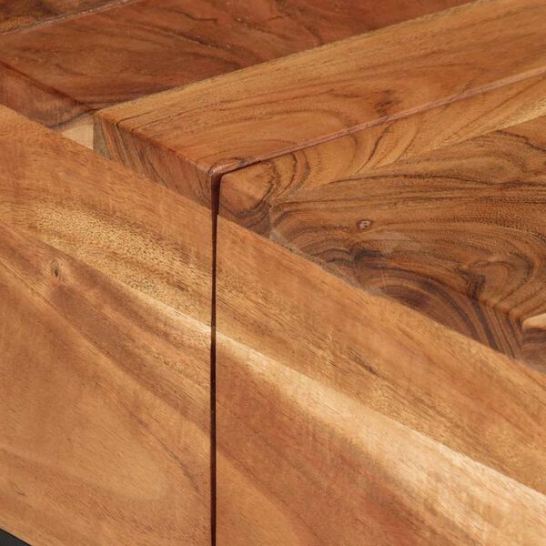 vidaXL Coffee Table 68x68x41 cm Solid Acacia Wood