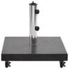 vidaXL Parasol Base Granite 30 kg Square Black