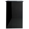 vidaXL Desk High Gloss Black 100x50x76 cm Engineered Wood
