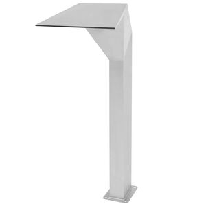 vidaXL Pool Fountain Stainless Steel 50x30x90 cm Silver