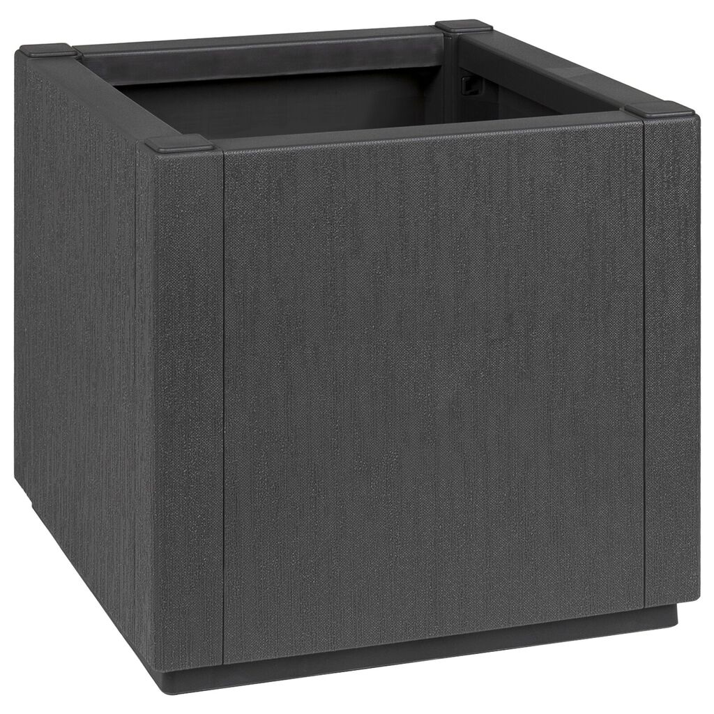 vidaXL Garden Planter in Dark Grey, 36x36x35 cm, made of PP