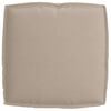 vidaXL Pallet Cushion Set 2 pcs Taupe Oxford Fabric