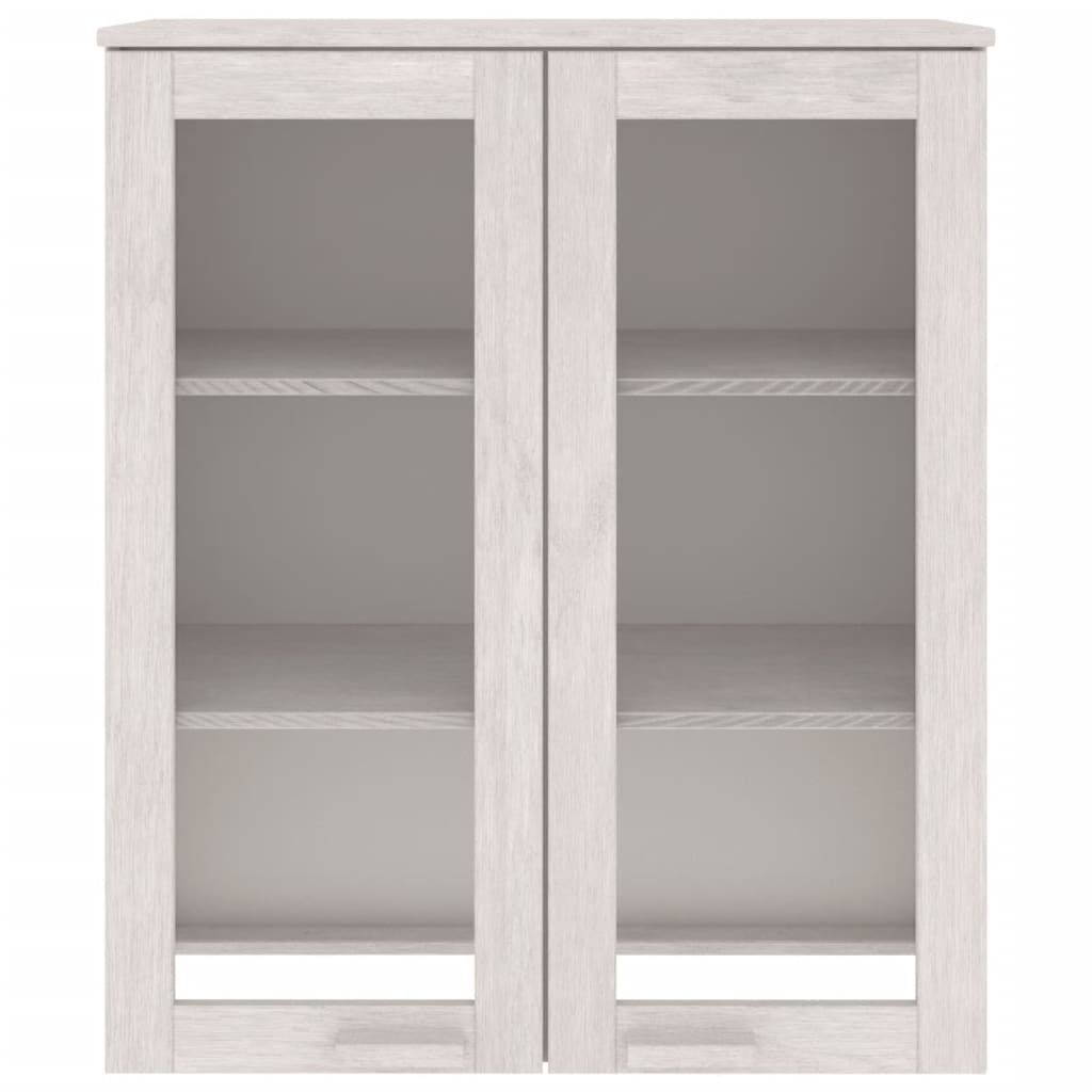 vidaXL Top for Highboard HAMAR White 85x35x100 cm Solid Wood Pine