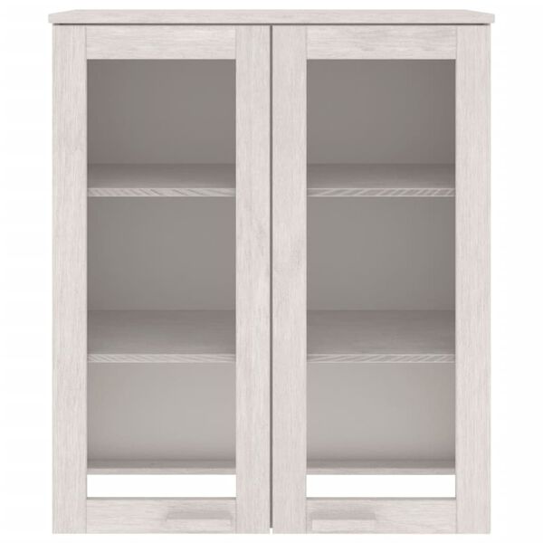 vidaXL Top for Highboard HAMAR White 85x35x100 cm Solid Wood Pine