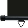 vidaXL Balcony Side Awning 105x250 cm Black