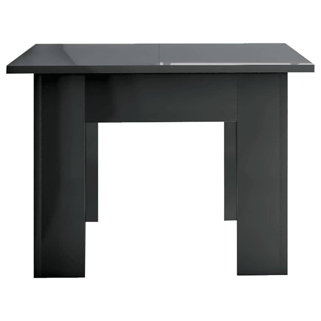vidaXL Coffee Table High Gloss Grey 100x60x42 cm Engineered Wood