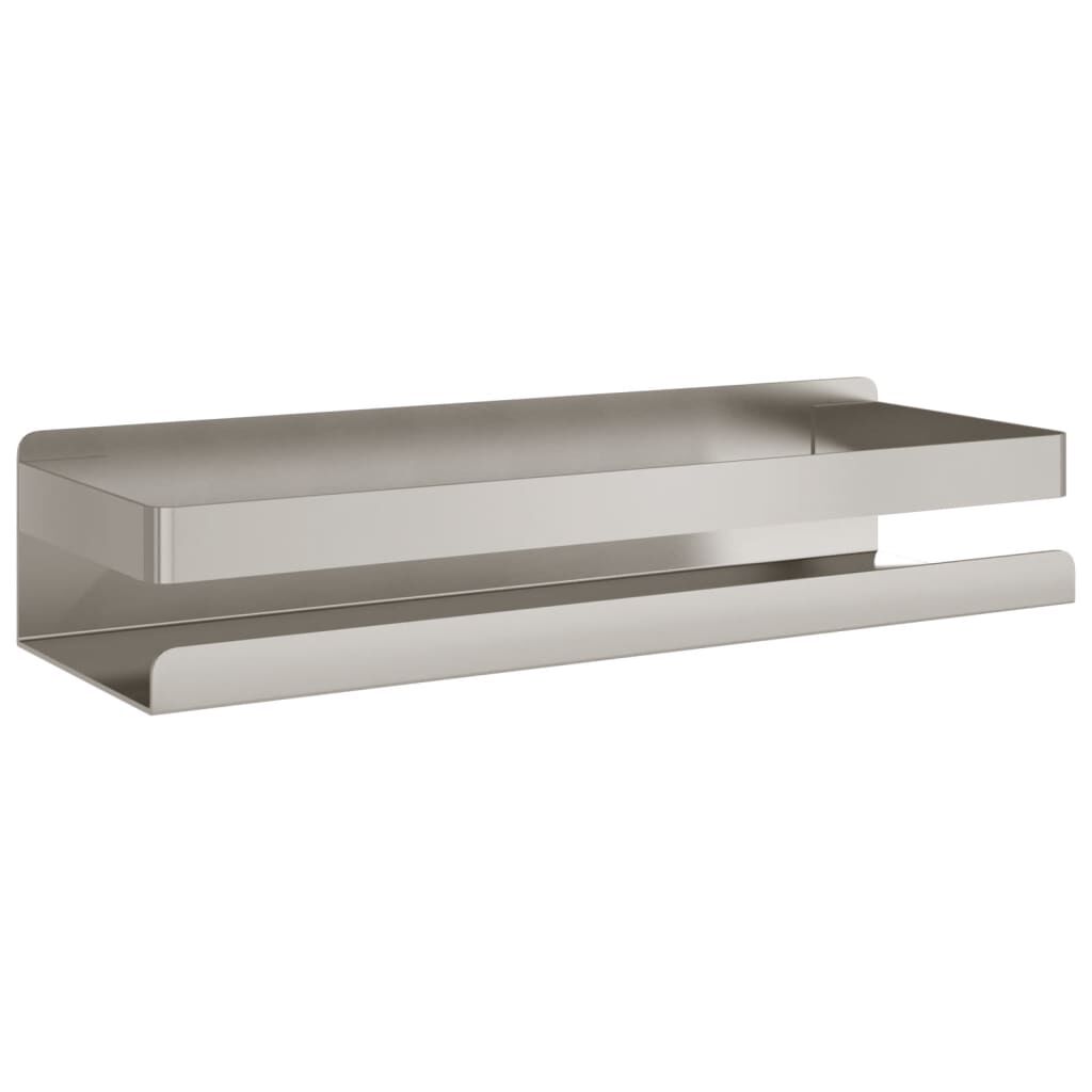 vidaXL Shower Shelf 30x10x6 cm Brushed 304 Stainless Steel