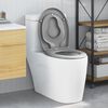 vidaXL Quick Release Toilet suitable for Seat Grey