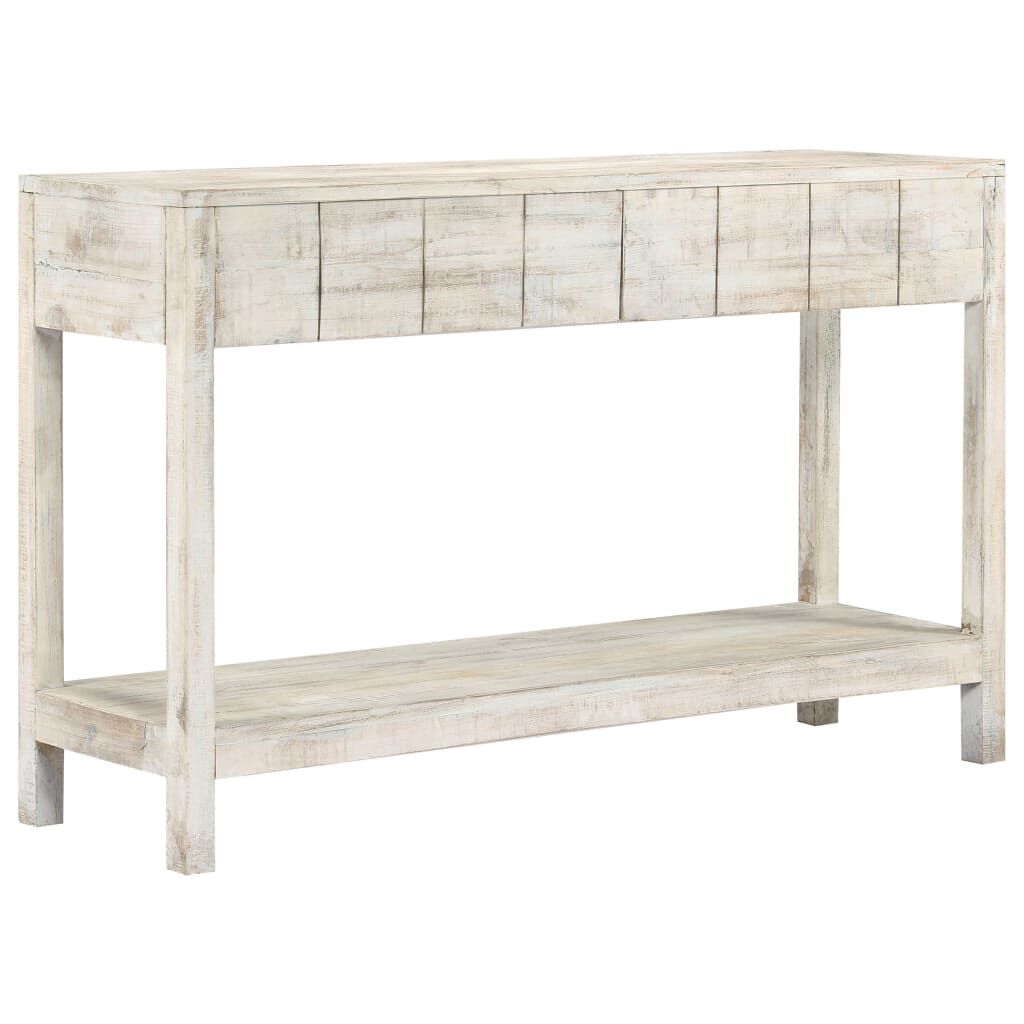vidaXL Console Table 120x35x75 cm Solid Mango Wood