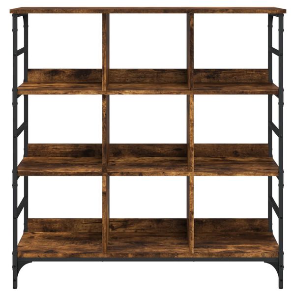 vidaXL Sideboard Smoked Oak 102x32x103.5 cm Engineered Wood